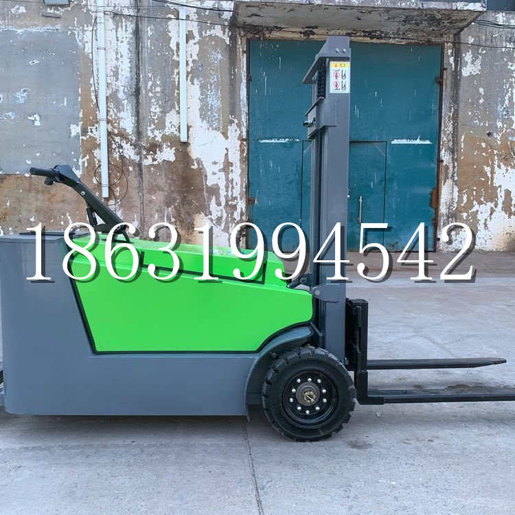 华蓥市小型电动叉车1吨2吨步行站驾式电瓶堆高充电装卸车液压升降车铲车